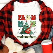 Fa La Christmas Tree Guitar Retro Tri-Blend Shirt