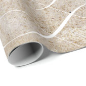 Fa la - Deck the Halls - Weihnachtskalligrafie Geschenkpapier (Rolleneckpunkt)