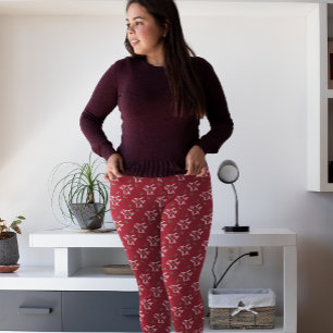 Fa La Festive Holly Weihnachten Leggings