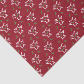 Fa La Festive Holly Weihnachten Seidenpapier (Detail)