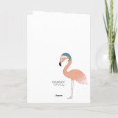 Fa La Flamingo Weihnachten © GraphicLoveShop Karte (Rückseite)