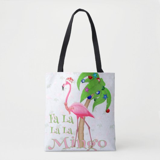 Fa La Flamingo Xmas Tasche (Vorderseite)