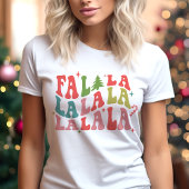 Fa La Fun Festliche Weihnachten Tri-Blend Shirt