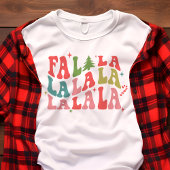 Fa La Fun Festliche Weihnachten Tri-Blend Shirt