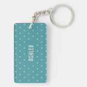 Fa La Funny Christmas Tree Holiday Baby Blanket Schlüsselanhänger (Rückseite)