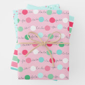 Fa La Garland Weihnachtswrapping Paper - Trial 1 Geschenkpapier Set (Beispiel)