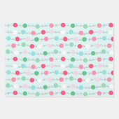 Fa La Garland Weihnachtswrapping Paper - Trial 2 Geschenkpapier Set (Vorderseite)