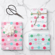 Fa La Garland Weihnachtswrapping Paper Trio 3