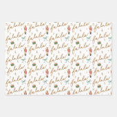 Fa La Girly Christmas Nutcracker Bow Music Geschenkpapier Set (Vorderseite 3)