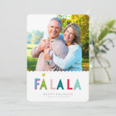 FA LA HOLIDAY FOTO kühne, farbenfrohe Töne Ankündigung (Stehend Vorderseite)