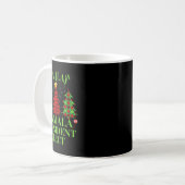 Fa La Karierte Weihnachten Kamala Präsident Elect Kaffeetasse (Vorderseite Links)