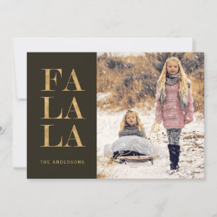 Fa la la 4 Foto Collage Rustikale Ferienwohnung Ka Feiertagskarte