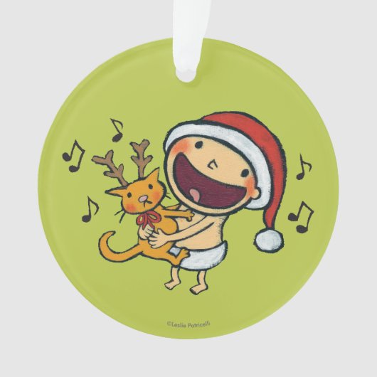 Fa-La-La-Baby Leslie-Patricellis Ornament (Vorderseite)