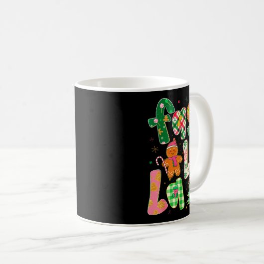 Fa La La Coquette Christmas Gingerbread Tree  Kaffeetasse (VorderseiteRechts)