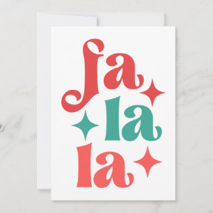 Fa La La - Design für Feiertage Karte