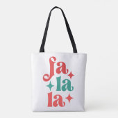 Fa La La - Design für Feiertage Tasche (Rückseite)
