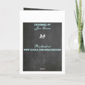 Fa-La-La Feiertagskarte (Rückseite)