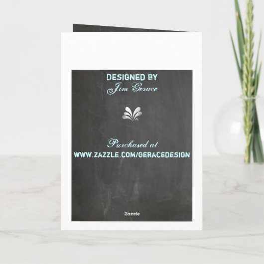 Fa-La-La Feiertagskarte (Rückseite)