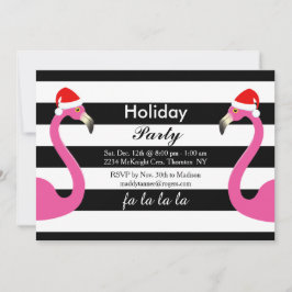 Fa la la Flamingo Feierliche Einladung