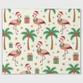 Fa-La-La-Flamingo Geschenkpapier (Flach)