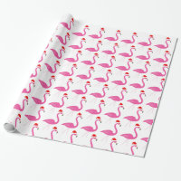Fa la la Flamingo Holiday Wrapping Paper