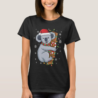 Fa La La Koala Schneeflocke Feiertags Weihnachten T-Shirt