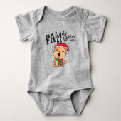 Fa La La La Christmas Cat Singing Baby Bodysuit Baby Strampler (Vorderseite)