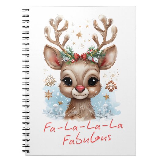 Fa-La-La-La-Fabulous Holiday Notebook Notizblock (Vorderseite)