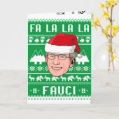 FA LA LA LA FAUCI KARTE (Gelbe Blume)