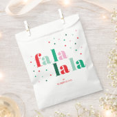 Fa La La La Holiday Favor Bags Geschenktütchen (Ausgeschnitten)