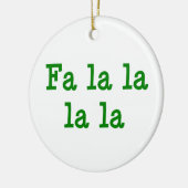 fa la la la keramik ornament (Links)