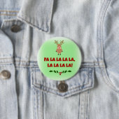 Fa la la la la Chrismas Button (Beispiel)