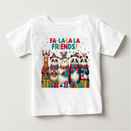 Fa-La-La-La-La-Friends! - Adorable Weihnachtstiere Baby T-shirt