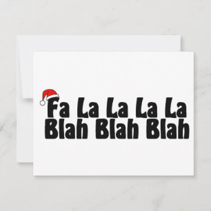 Fa La La La La La Blah Blah Blah