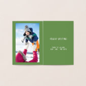 Fa la la la la la , Christmas Holiday Greetings Fo Folienkarte (Innenseite)