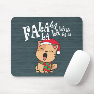 Fa La La La La La La Christmas Cat singen   Mousep Mousepad