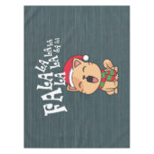 Fa La La La La La La Christmas Cat singen | Tablec Tischdecke (Vorderseite)