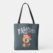 Fa La La La La La La Christmas Cat singen | Tasche (Rückseite)