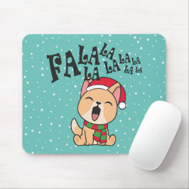 Fa La La La La La La Christmas Dog singen | Mousep Mousepad