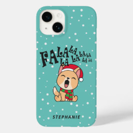 Fa La La La La La La Christmas Dog singen | Telefo Case-Mate iPhone 14 Hülle