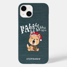 Fa La La La La La La Christmas Dog singen | Telefo Case-Mate iPhone 14 Hülle