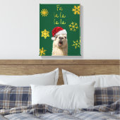 Fa La La La La Llama Leinwanddruck (Insitu (Schlafzimmer))