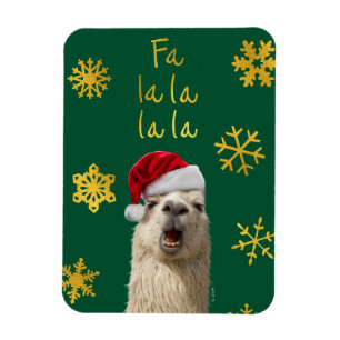 Fa La La La La Llama Magnet