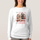 FA LA LA LA Labrador T-Shirt (Vorderseite)