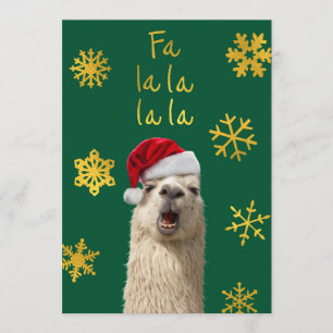 Fa La La La Lama Einladung