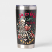 Fa La La La Lass Mich Allein Ich Lese  Thermobecher (Rückseite)