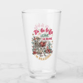 Fa La La La Leave Me Alone I'm Reading Glas (Rückseite)