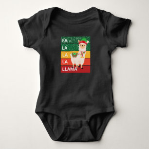 FA LA LA LA LLAMA BABY STRAMPLER