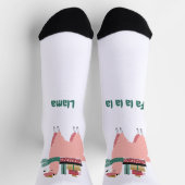 Fa la la la llama Feriensocken Socken (Oben)