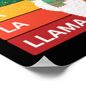 FA LA LA LA LLAMA POSTER (Ecke)